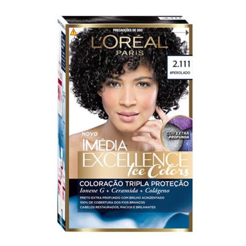 Tintura Permanente L Oréal Imédia Creme Kit 2+ Preto Poderoso