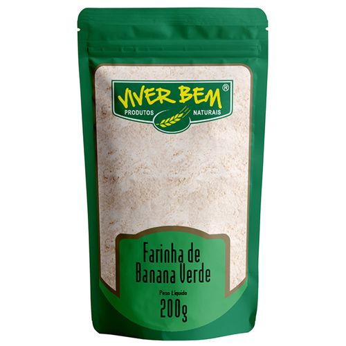 Farinha de Banana Verde Viver Bem Pacote 200g