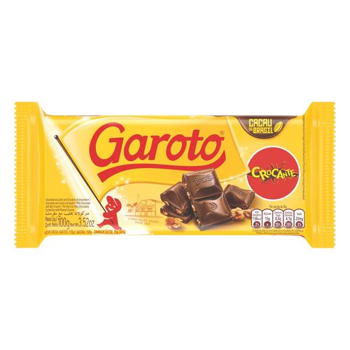 Chocolate GAROTO Crocante 100g