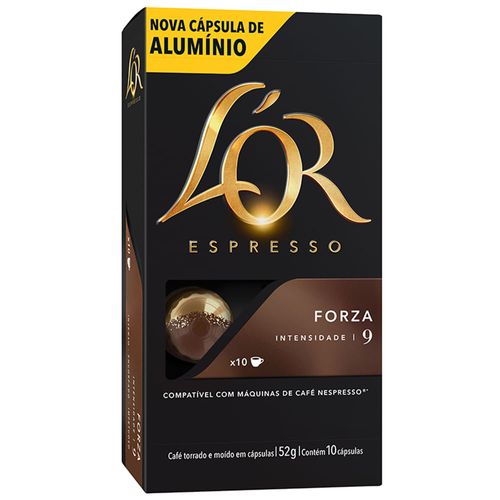 Cápsulas de Café L'or Espresso Forza 52 g com 10 Unidades