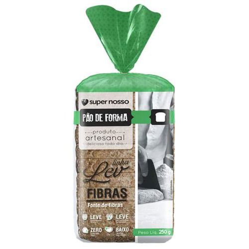 Pão de Forma Lev Fibras Artesanal Supernosso 250g