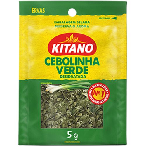 100% Cebolinha Verde Kitano Pacote 5g