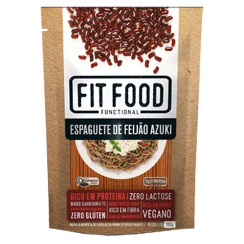 Espaghetti Orgânico Fit Food de Feijão Azuki Sem Glúten 200g