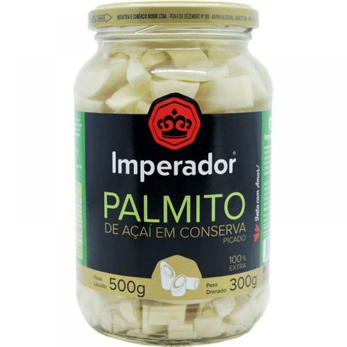 Palmito Picado Imperador Vidro 300g