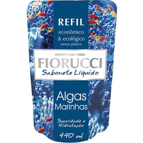 Sabonete Líquido Fiorucci Algas Marinhas Refil 440ml