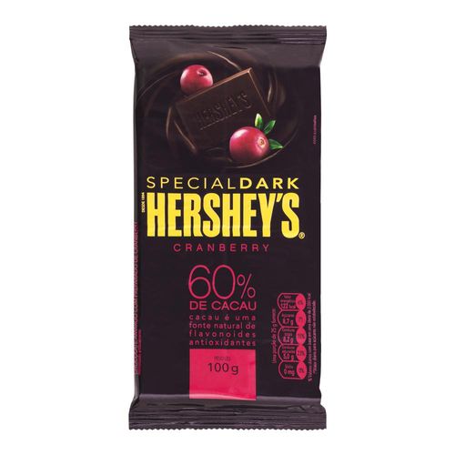 Chocolate Hershey's Special Dark 60% Cacau Cranberry 100 g