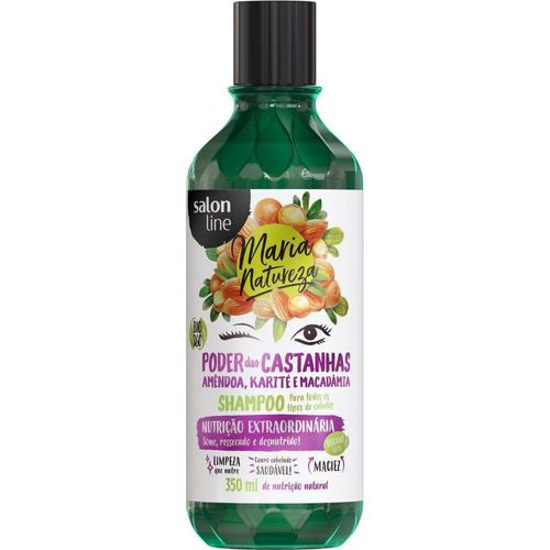 Shampoo Salon Line Maria Natureza Poder Das Castanhas Nutrição Extraordinária 350ml