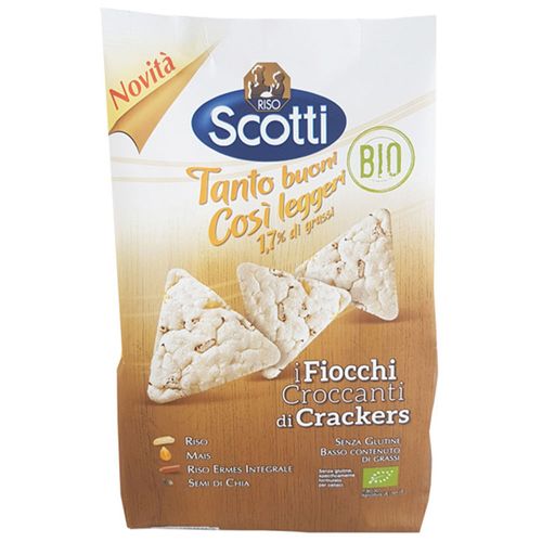 Snack Scotti Italiano Multicereais Fiocchi Croccanti Sem Glúten 80g