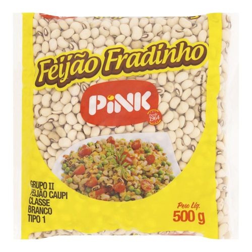 Feijão Fradinho Pink Pacote 500g