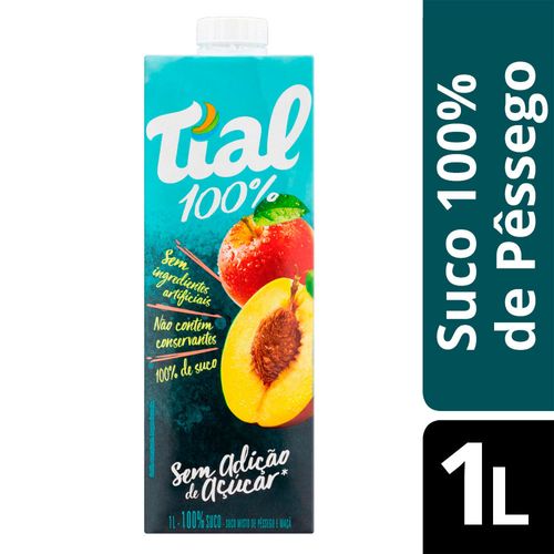 Suco Misto Tial 100% Pêssego/Maça 1L