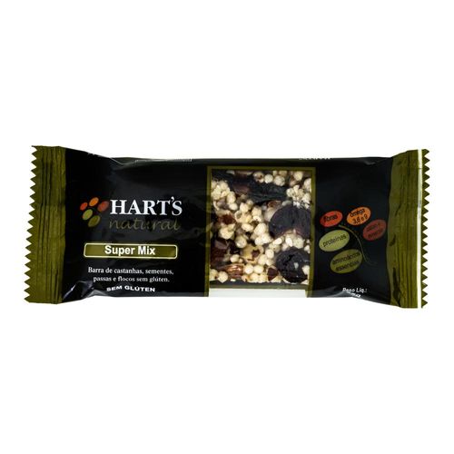 Barra de Cereal Hart's Castanha do Pará e Quinoa 35 g