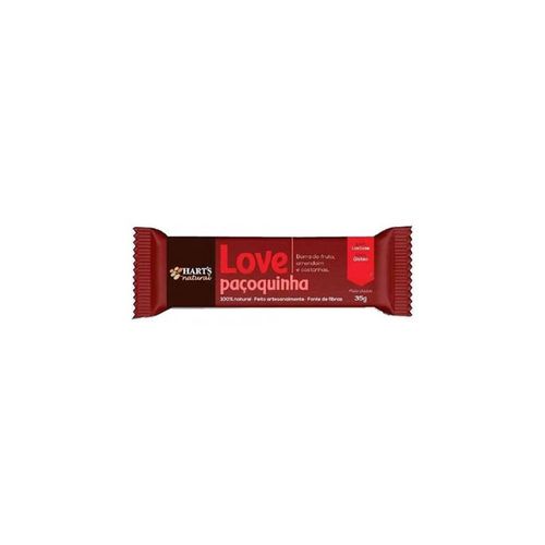 Barra de Cereal Hart's Love sem Glúten Paçoquinha 35 g