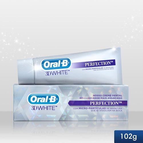 Creme Dental Clareador Oral-B 3D White Perfection 102g