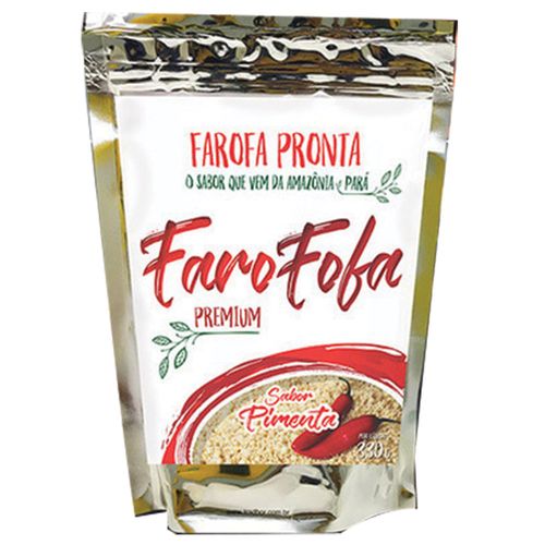 Farofa Pronta Farofofa Pimenta Pacote 330g