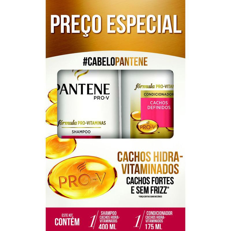 Kit-Pantene-Cachos-Hidra-Vitaminados-Shampoo-400ml---Condicionador-175ml
