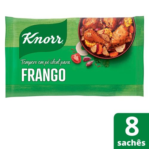 Tempero Pó para Frango Knorr Pacote 40g 8 Unidades