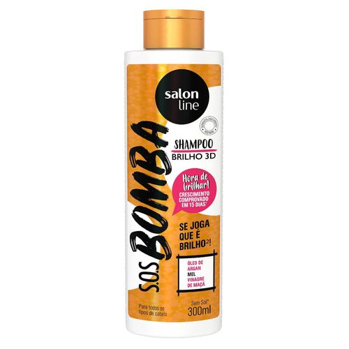 Shampoo Salon Line Bomba de Brilho 3D 300ml