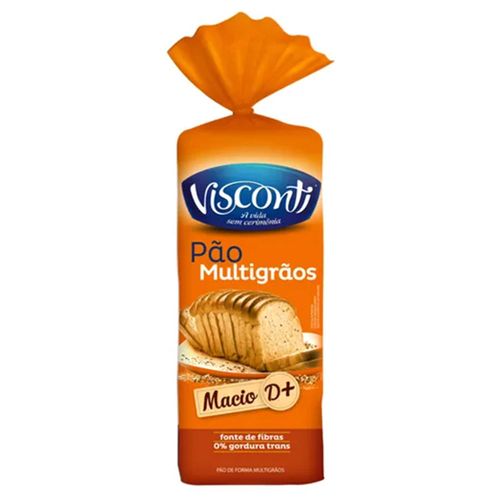 Pão de Forma Visconti Multigrãos 370g