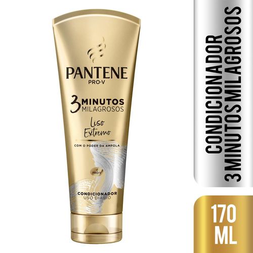 Condicionador Pantene Pro-V 3 Minutos Milagrosos Nutrição Umectante Bisnaga 170ml