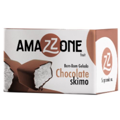 Bombom Gelado Amazzone Skimo Baunilha com Cobertura de Chocolate 105g