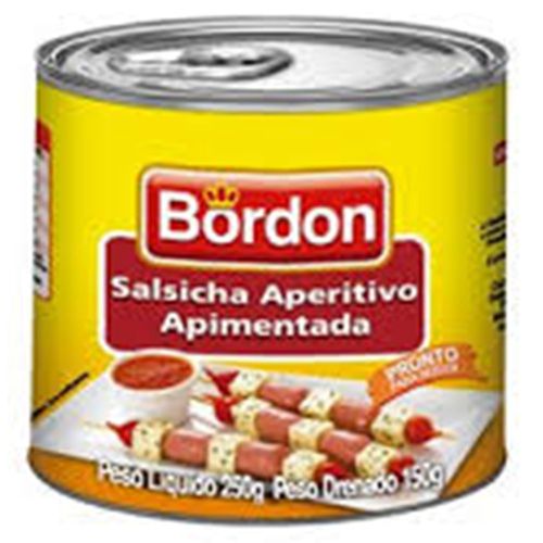 Salsicha Bordon Aperitivo 150g-lt Apimentada