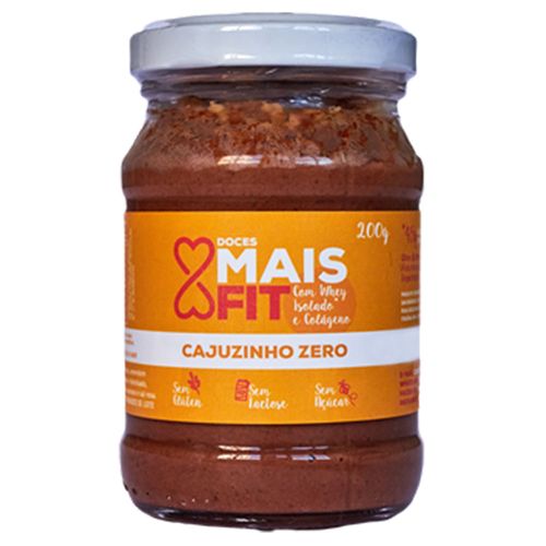 Doce Mais Fit Cajuzinho Zero Vidro 200g