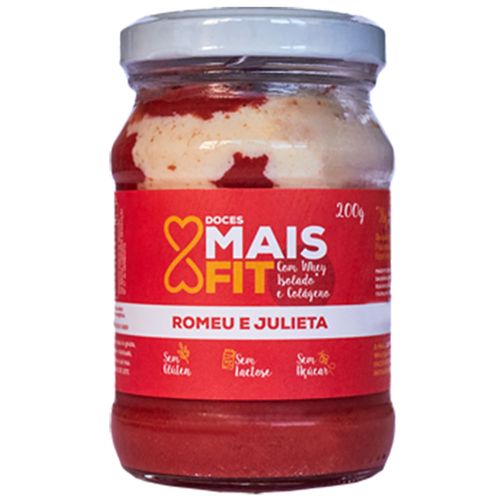 Doce Zero Mais Fit Romeu e Julieta Vidro 200g