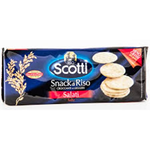 Biscoito de Arroz Italiano Riso Scotti Salati 100g