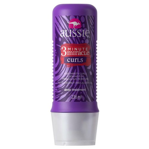 Creme de Tratamento Aussie Curls 3 Minute Miracle 236ml