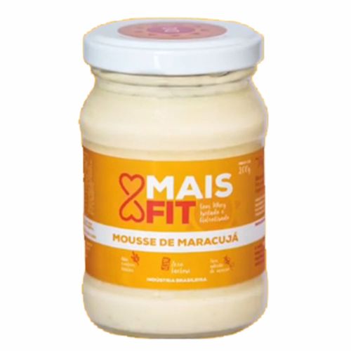 Doce Mais Fit Mousse de Maracujá Pote 200g