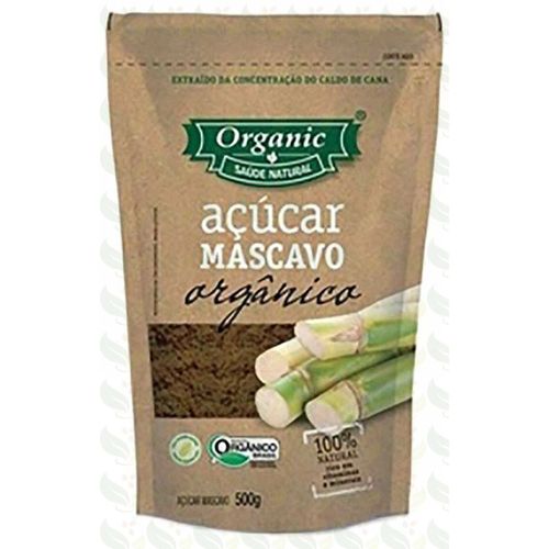 Açúcar Mascavo Orgânico Organic 500g