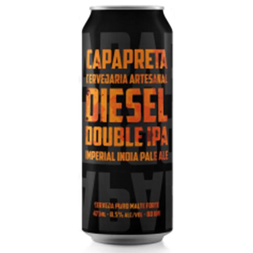 Cerveja Capa Preta Diesel Double IPA Lata 473ml