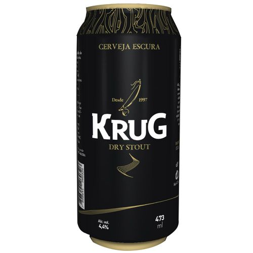 Cerveja Escura Krug Dry Stout 473ml