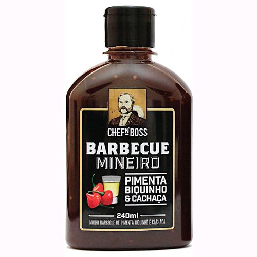 Molho Barbecue Mineiro Chefn' Boss Pimenta Biquinho & Cachaça 240ml