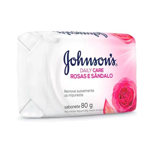 Sabonete em Barra Johnson's Rosas e Sândalo 80g