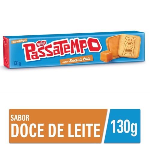 Biscoito PASSATEMPO Recheado Doce de Leite 130g