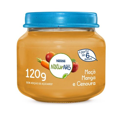 Papinha NESTLÉ Manga, Maçã e Cenoura 120g