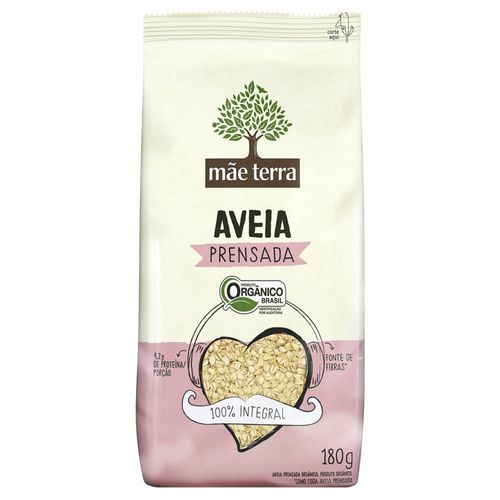 Aveia Mãe Terra Orgânica Prensada 180g