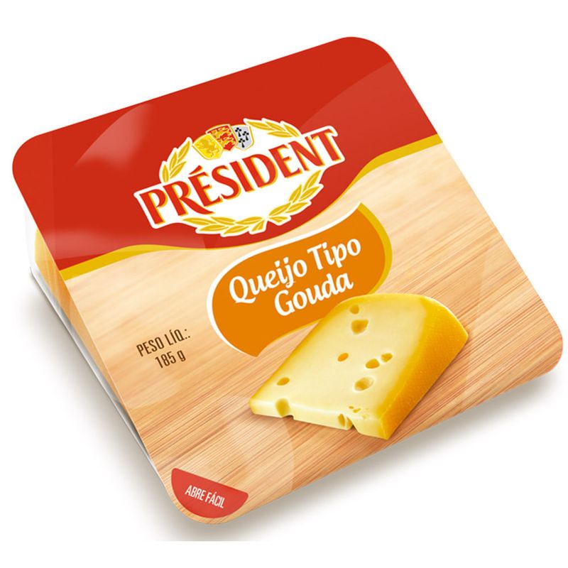 Queijo-Gouda-President-Fracao-185g