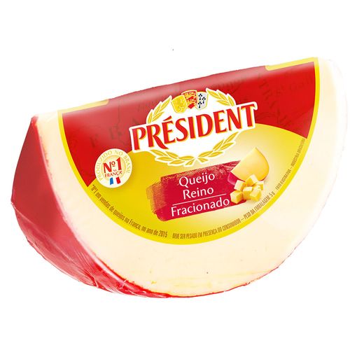 Queijo Reino Fracionado Président 1Kg