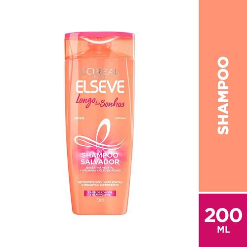 Shampoo Loréal Paris Elseve Longo Dos Sonhos Frasco 200ml