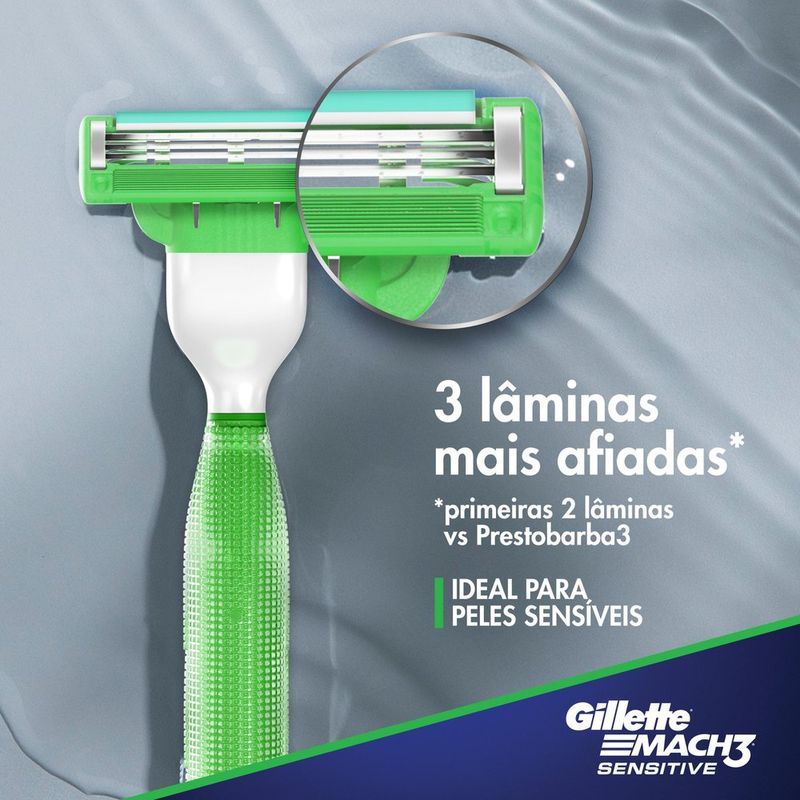 Aparelho-de-Barbear-Gillette-Mach3-Acqua-Grip-Sensitive