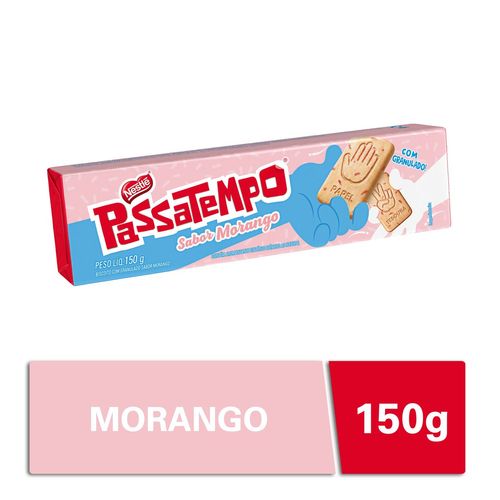 Biscoito Morango Passatempo Pacote 150g