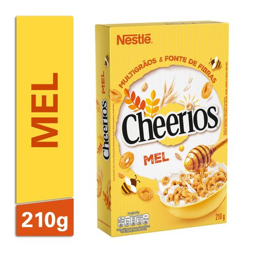 Cereal Matinal CHEERIOS Mel 4 cereais 210g