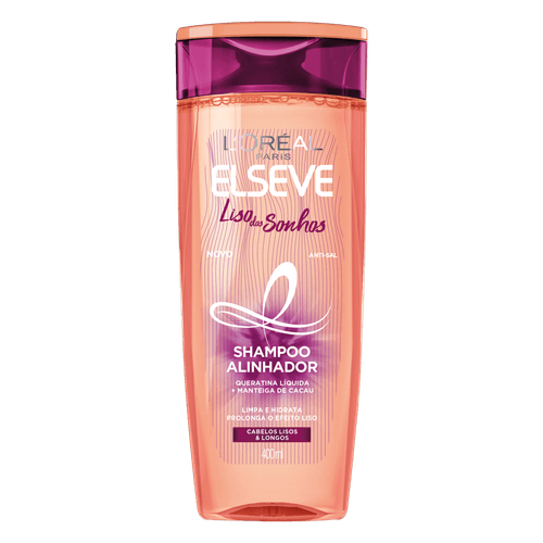 Shampoo Elseve Liso dos Sonhos L'Oréal Paris 400ml