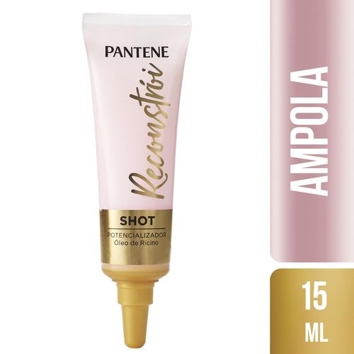 Ampola Shot Potencializador Reconstrói Óleo de Rícino Pantene Pro-V Misturinha Caixa 15ml