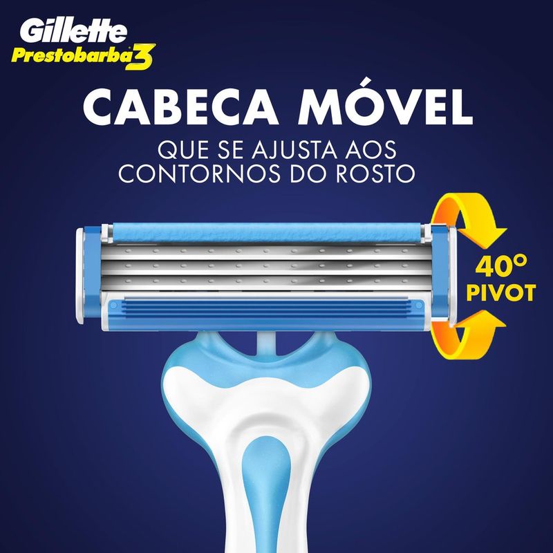 Kit-Aparelho-de-Barbear-Gillette-Prestobarba-3-Cool-4-Unidades---Garrafa