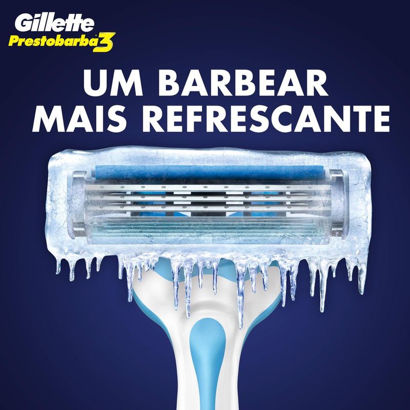 Kit-Aparelho-de-Barbear-Gillette-Prestobarba-3-Cool-4-Unidades---Garrafa