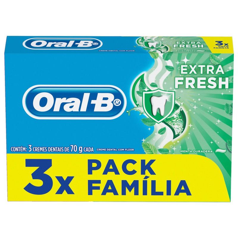 Creme-Dental-Oral-B-Escudo-Extra-Fresh-70g---Pack-Familia