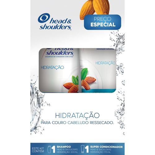 Shampoo Cuidados com a Raiz Head & Shoulders Hidratação 200ml + Super Condicionador 170ml